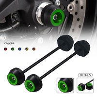 Falling Protector For Ninja636 ZX-10R ZX-6R ZX14R GTR1400 Concours Motorbike Front Rear Axle Fork Wheel Crash Slider Cap Pad