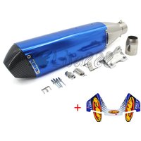 Długość 540mm Wlot 58mm Motocyklowy tłumik wydechu FMF 4T Rura wydechowa Moto Uniwersalny z wyjmowanym DB Killerem escape moto