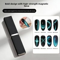 MIANEL 2026 New Double Head Cat Eye Magnet For Nail Art - Ribbon, French, Starlight, Glass Bead Effect Strong Magnet Tool