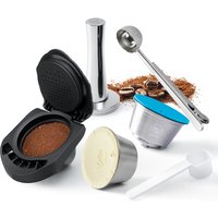 Reusable coffee pod adapter suitable for Dolce Gusto coffee capsules Nescafe refillable adapter compatible with Geino Mahcine