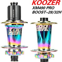 Koozer MTB Bicycle Hub XM490 PRO CR-MO Steel Boost 28H 32 Holes 15x110 12x148MM TA Thru HG XD MS SX GX NX 10 11s 12s THRU Bike
