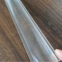 300X100MM Linear Fresnel Lens Focal Length 40MM PMMA Parallel Line Type Threaded Optical Lens Striped Strip Light LED Condenser