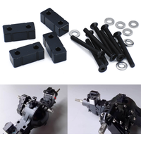 4pcs Metal Axle Heightening Pad for 1/14 Tamiya RC Truck SCANIA 770S R620 VOLVO BENZ Arocs MAN TGX Car Accessories