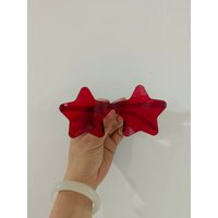 10/20/24/48pcs New personalized candy color frameless star sunglasses party party funny five-pointed star one-piece sunglasses
