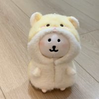 Only Clothing 2025 New Cute and Versatile Trendy 10cm Cotton Doll Little Hamster Jumpsuit Little Bear Dress Set, Cloak