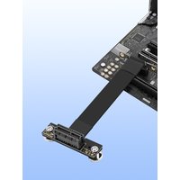 PCIE 4.0 X1 Riser Cable 90° Right Angle 10CM PCI Express X1 Extender Cable Converter Magnetic PCIE Riser Card for PCIe WiFi Card