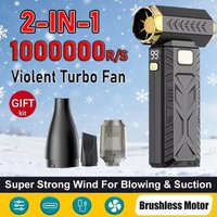 Xiaomi 1000000RPM Turbo Jet Blower 2w1 Super Mocny Odkurzacz i Dmuchawa Powietrza USB Akumulatorowy 55m/s Ekstremalnie Silny Dmuchawa