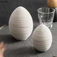 White Ceramic Bowl Dessert Bowl Thick Soup Bowl Yogurt Bowls Steamed Egg Bowls Egg Shaped Bowls Molecular Cuisine Tableware