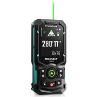 MILESEEY Laser Distance Meter S50 120M Green Rechargeable Laser Measure With Bluetooth, ±1/16" Accuracy Digital Laser Measuring