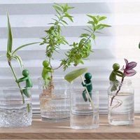 Plant Stand Buddy – Creative Adorable Plastic Plant Support Clip for Hydroponics, Cup Edge Holder & Decorative Plant Stand