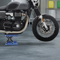 Motorrad-Wagenheber, höhenverstellbarer Motorrad-Wagenheber, Wagenheber für die Motorradwartung, höhenverstellbar für Hobbyfahrer oder professionelles Wartungspersonal in Werkstätten.
