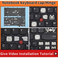 Replacement Keycap Key cap &Scissor Clip&Hinge For Lenovo Thinkpad Yoga 260 Yoga 370 X380 Yoga S1 2nd yoga260 yoga270 Keyboard