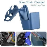 NEW Motorcycle Bicycle Oil Stain Storage Tool Box Chain Cleaner Anti-Splash Tool Set with Chain Oil for Vehicle Maintenance