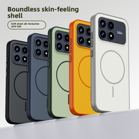 For Xiaomi POCO F8 Pro Case Hard Silicone Skin Magnetic Wireless Charging Protective Back Cover For Xiaomi POCO F8 Ultra Shell