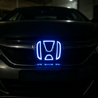Accessories Light Up Car Logo Badge Honda LED Front Emblem For Honda Accord Civic Fit Odyssey Pilot CRV XRV Stream Insight City