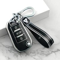 Car Key Case Cover for Peugeot 208 308 408 508 2008 3008 4008 5008 for Citroen C3 C4 CACTUS C6 C8 DS5 DS6 TPU Fob Protector
