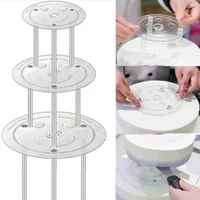 Round Cake Pan Stand DIY Craft Baking Tools Multi-Layer Support Spacer Stand Dessert Frame Kitchen Pastry Decorative Spacer