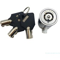 Legierung Schloss Universal Größe Schlüssel Verkaufsautomat Zylinder Schloss Rohr Schlüssel Schrank Anti-hey Lock mit Schlüssel