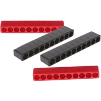 4pcs 10 Holes Screwdriver Bit Holder Soft Rubber Organizer 1/4 Inch Hex Screwdriver Head Drill Bit Stand Case Power Tools