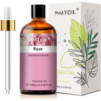PHATOIL 100ml Pure Essential Oil Rose Lemon Vanilla Lavender Eucalyptus Aromatherapy Essential Oils For Diffuser Candle Making