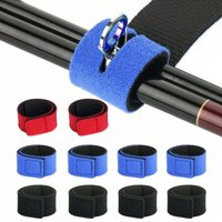 Fishing Rod Wrap Pole Straps๏ผ Hook & Loop Fishing Rod Belts, Fishing Rod Ties for Casting Rods, Spinning Rods and Fly Rods