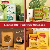 Kinbor Weekly Planner Cute Notebooks Rebellib and Linglan Flower Fabric Notebook Diary Weeks Notebook Self discipline Efficiency