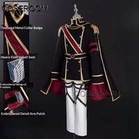 COSEROOM-R Attack on Titan Shingeki no Kyojin Survey Corps Levi Rival Ackerman Cosplay Costume Halloween Party Role Play Outfit