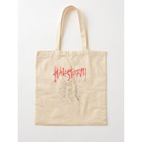 Halestorm Band Woman's Tee Tote Bag Women's tote bag canvas bags Fabric bag