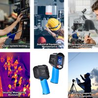 Adjustable Emissivity Thermal Imager - Range 40℃~300℃ 2.4-inch Full View HD Color Screen HoldPeak HP-950F