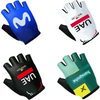 Blue M Team UAE 2026 Sports Cycling Gloves Half Finger Men Women Road Bike Gloves Running Fitness Gym Riding Bicycle Gloves