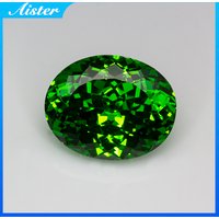 New Green Oval 100 Faceted Cut Cubic Zirconia Lab Zircon CZ 4K Cutting 5A+ Quality for Jewelry Making