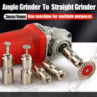 LOZLIN Angle Grinder Modified 6/3mm Adapter to Straight Grinder Chuck Type Angle Grinder 5/8-11 M14 Thread Grinding Cutter Sale