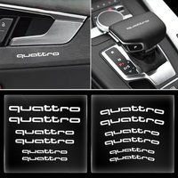 6pcs/set Heat Resistance Caliper Decals Wheel Decor Vinyl Stickers For Audi S6 S7 SQ5 SQ7 Quattro C6 B9 RS4 RS7 A7 A8L Q7 Q8 TT