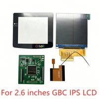 2.6" IPS High Brightness LCD Display Screen for Gameboy Color GBC Console, Supports Pixel Mode
