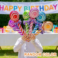32 Lollipop Balloons, Party Balloons, Birthday Balloons, Party Decorations, Mixed Colors in Blue, Purple, Green, Pink, Red, Orange, Suitable for Birthday Gifts, Valentine's Day Gifts, Anniversaries,