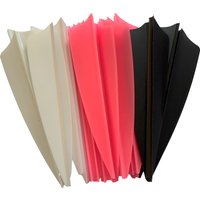 50pcs 2inch 3inch 4inch Archery Arrow Vanes Rubber Feather Fletching Fletches Bow DIY Hunting
