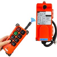F21-E1B lifting Motor, Crane Remote Control and Receiver Wireless Industrial Remote Control Button Suitable for 12V~380V