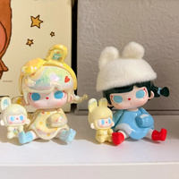 New Original Rabbit And Bear Time Glitch Mini Blind Box Collectible Toy Cute Figurine Desk Decoration Item Surprise Mystery Box