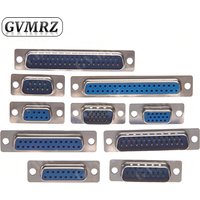 5PCS RS232 DB9 DB15 DB25 DB37 Connector Serial VGA Male Female Solder Type Plug D-SUB Male Plug Socket Connector