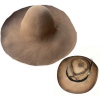 Man Woman Pure Wool DIY handmade colored wool felt materials finished hat blanks hat Base for make varius retro Cowboy Caps