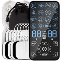 EMS Pulse Electric Muscle Stimulator Back Neck Body Massager Tens Acupuncture Meridian Physiotherapy Digital Relax Massage Tools