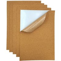 2/4/8Pcs Cork Board 11.81X 8.27inch , 2mm Thick Brown Cork Board Rectangular Wood Block Suitable for Bulletin Boards, Wooden Mats, Coasters, Placemats, Office, Kitchen, Restaurant, DIY Craft Materials