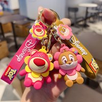 1pc Cute Disney Flower Fairy Lotso Keychain – Bag Charm, Couples' Keychain, Backpack Accessory, or Small Holiday Gift
