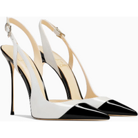 White Patent Leather Design with a High-End and Non-Tiring Foot Feel. 2026 New Pointed and Slim Heeled High Heels for Women image 4
