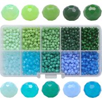 1000 pièces/boîte cristal Rondelle 4mm verre autrichien rond perles d'espacement en vrac bricolage fabrication de bijoux à breloques accessoires couture