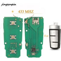 jingyuqin 3 Buttons Remote Key Circuit Board For VW Passat B6 3C B7 Magotan CC With 433MHZ 3C0959752BA