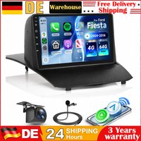 Neues 9-Zoll-Android-15-Doppel-DIN-Autoradio mit 4GB+64GB Speicher, Touchscreen-Multimedia-Video-Player für Ford Fiesta 2009-2014, unterstützt Wireless Carplay & Android Auto, GPS-Navigation, FM RDS,