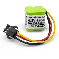 4.8V 220mAh Ni-MH Rechargeable Battery 1/3AAA4S for NIKKO AIR RACER P-51D Mustang RC Model Airplane Long-Lasting Power