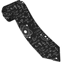 Math Teacher Gift Neckties Unisex Silk Polyester 8 cm Classic Physical Neck Tie for Men Accessories Wedding Cosplay