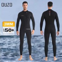 Wetsuit 3mm Men Women Neoprene Long Sleevele One Piece Wetsuit Ultra Elastic Diving Suit Open Water Swimming Suit Spearfishing
